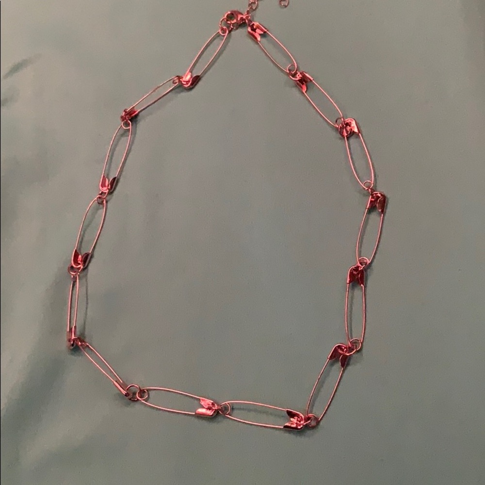 paper clip chain necklace